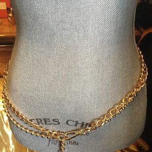 Gold chain fashion belt